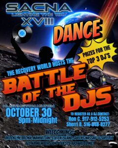 SACNA presents THE BATTLE OF THE DJS @ Huntington Hilton